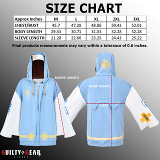 Guilty Gear -Strive- Bridget Headdress Jacket Hoodie with Brooch