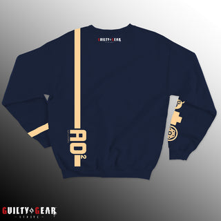 Pre-Order: Guilty Gear -Strive- Bridget Premium Cotton/Spandex Crewneck Sweatshirt (Starlight Navy)