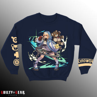 Pre-Order: Guilty Gear -Strive- Bridget Premium Cotton/Spandex Crewneck Sweatshirt (Starlight Navy)