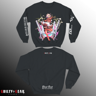 Pre-Order: Guilty Gear -Strive- Elphelt Premium Cotton/Spandex Crewneck Sweatshirt (Metal Gray)