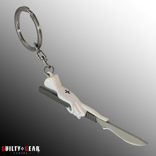 Guilty Gear -Strive- Faust Glove and Scalpel Metal Keychain